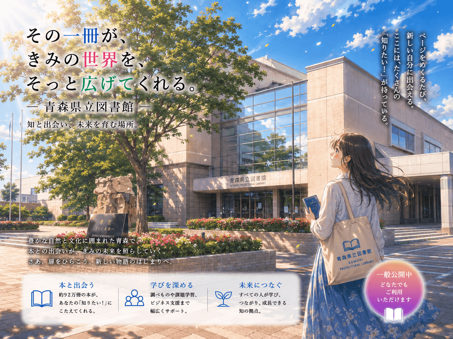 青森県立図書館のイメージ