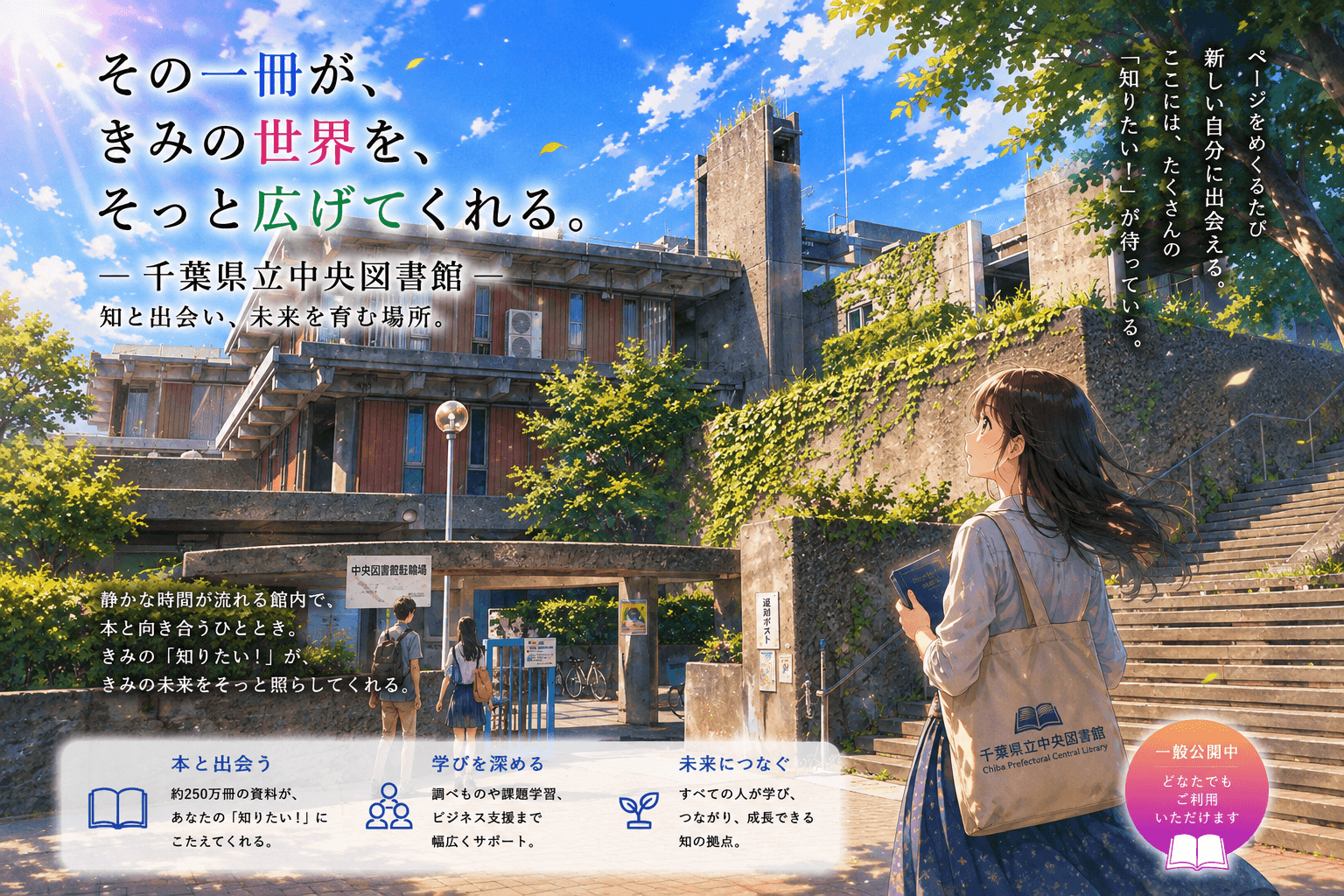 千葉県立中央図書館のイメージ