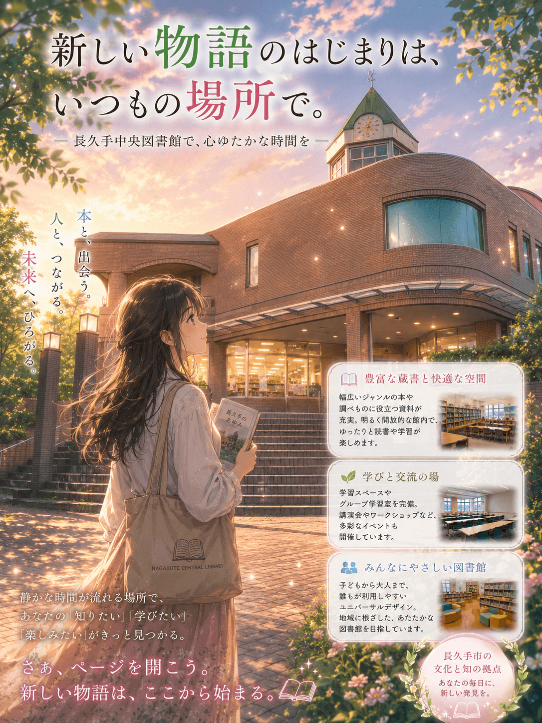 長久手市中央図書館のイメージ