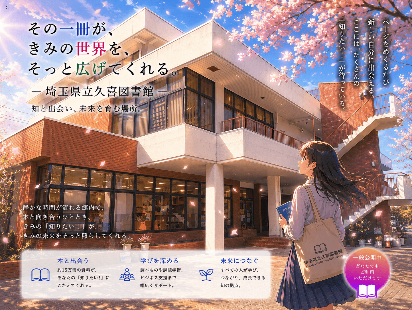 埼玉県立久喜図書館のイメージ