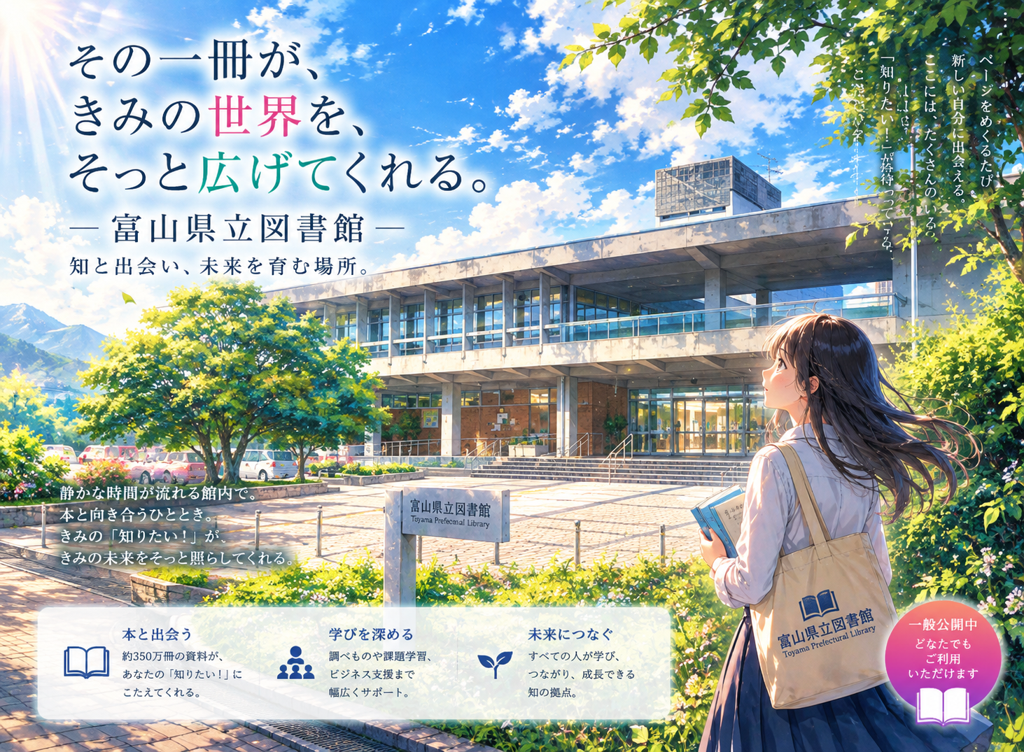富山県立図書館のイメージ